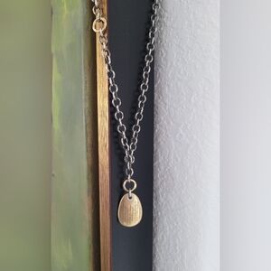 Jeanine Payer 18k & Sterling Silver pendant RARE